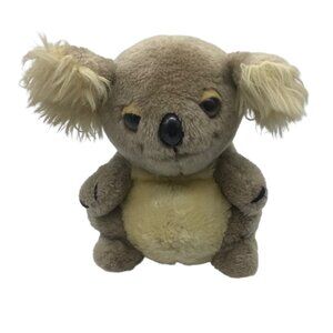 Vintage 1979 R. Dakin & Co. Koala Bear Plush Toy 8" Stuffed Animal Ground Shells
